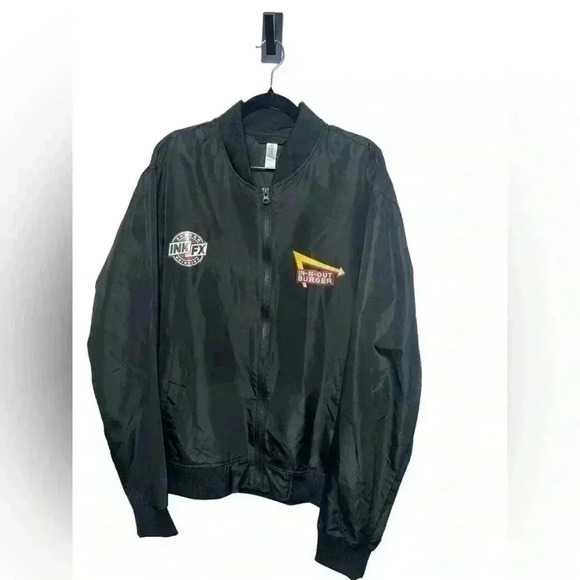 In-N-Out Light weight Bomber Type Jacket Large - Picture 1 of 10